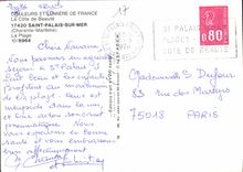 CPM La Cote de Beaute Saint Palais sur mer Charente maritime la Plage
