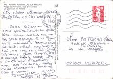 CPM Royan Pontaillac Ch Mme Plage de Pontaillac vue d'ensemble le Casino et les hotels 