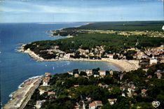 CPM Saint Palais sur Mer Chte Mme vue generale la plage et perspective vers la Grande Cote 