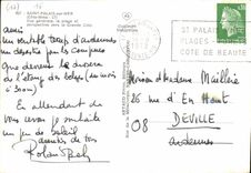 CPM Saint Palais sur Mer Chte Mme vue generale la plage et perspective vers la Grande Cote