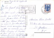 CPM Royan Route en Foret 