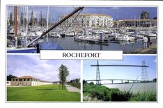 CPM Rochefort le Port de Plaisance Corderie Royale Pont Transbordeur de Martrou