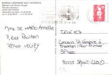 CPM Bureau Lagrange Geci Vacances Batiment les Roches Rouges Rue des vaisseaux Cap d'Agde