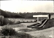 CPM St Junien Hte Vienne Barrage du Gue Giraud 