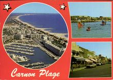 CPM Carnon Plage herault Souvenir 