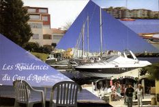 CPM Bureau Lagrange Geci Vacances Batiment les Roches rouges rue des Vaisseaux Cap d'Agde 