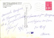 CPM La Grande Motte Herault les Jardins le Port et les Pyramides