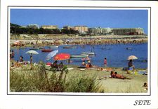 CPM Sete Herault la Plage de la Corniche 