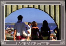 CPM La Grande Motte a l'heure de la plage 