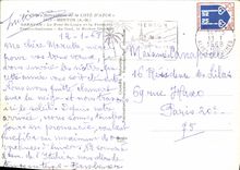 CPM Les Sites Merveilleux de la Cote d'Azur Menton A M Garavan le Pont St Louis et la Frontiere Fran