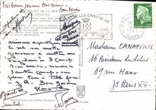 CPA Delices de la mer Les Crevettes 