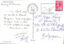 CPA Neige et soleil un chalet et un cœur