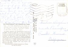 CPA En Parcourant les Gorges du Tarn