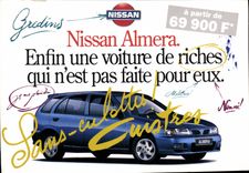 CPA Nissan Almera Enfin une voiture de riches qui n'est pat faite pour eux Automobile