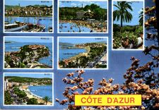 CPA Souvenir de la Cote d'Azur 