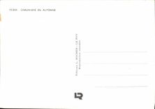 CPM Chaumiere en Automne 