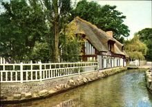 CPM Chaumiere Normande l'abreuvoir 