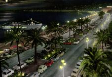 CPM Cote d'Azur Nice Clair de lune sur le Promenade des Anglais 