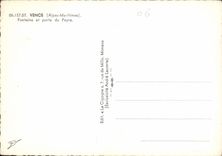 CPM Vence Alpes Maritimes Fontaine et porte du Peyra