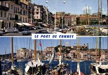 CPM La Cote d'Azur Cannes A M le quai Saint Pierre et l'hotel de ville le quai Saint Pierre et le Su