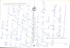 CPA La Provence Romaine Nimes Les Jardins de la Fontaine 