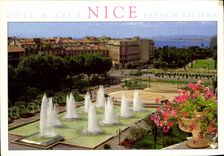 CPA Cote d'Azur French Riviera Nice Alpes Maritimes 