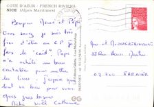 CPA Cote d'Azur French Riviera Nice Alpes Maritimes 