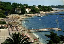 CPA La Cote d'Azur Juan les Pins A M la Plage 
