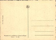 CPM Monastere N D de Bethanie Lophem lez Bruges Refectoire