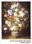 CPM Jan Bruegel 1558 1625 Vase avec fleurs et insectes Stockholm Musee National 