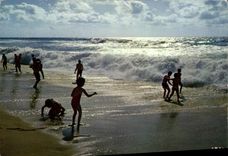 CPM Cote Atlantique Vieil ocean dans tes rivages Flotte comme un ciel ecumant 