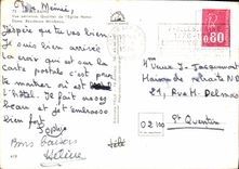 CPM Aix les Bains vue aerienne quartier de l'Eglise Notre Dame Residence Mirabeau 