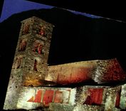 CPM Saint Joan de Casellas Illumine la nuit 