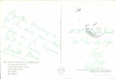 CPM Saint Joan de Casellas Illumine la nuit