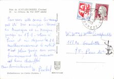CPM Pres de Bort les Orgues Correze le Chateau de Val XIV siecle