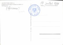 CPM Julier Pass Engadinerseite gegen Piz Bernina Piz Polaschin
