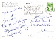 CPM Menton Cote d'Azur Le nouveau port e Vieille ville 