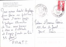 CPM Sanctuaire N D des Miracles Utelle Alpes Mar le choeur la couronne de la Vierge et le batheu rap