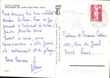 CPM Cote d'Azur Souvenir de Juan les Pins A M