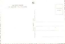 CPM La Cote d'Azur Cannes vue d'ensemble