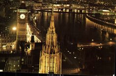 CPM London Big Ben and River Thames by night 