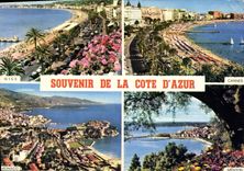CPM Souvenir de la Cote d'Azur 