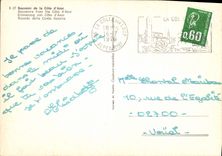 CPM Souvenir de la Cote d'Azur 