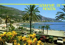 CPM Images et lumiere de France Menton Alpes Maritimes Les Plages 