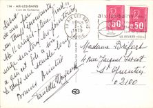 CPM Aix les Bains l'arc de Campanus 