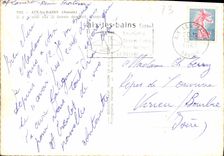 CPM Aix les Bains Savoie 