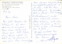 CPM Couleurs et lumiere de France la Cote d'Azur miracle de la nature Villefranche sur Mer Alpes Mar