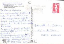 CPM Villefranche sur Mer Alpes Maritimes Le Quai Amiral Courbet se reflete dans l'eau du Port 