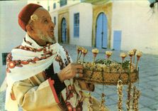CPM Sidi Bou Said Tunisie le marchand de jasmin 