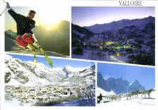 CPM Valloire le Cret Rond le Peron des Encombres Massif des Ceraes Ski Chiens 